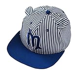 (よキーよ)Yokeeyoベビー用ハット 野球帽 　鳥打ち帽　ハンチング 可愛い熊耳付き　平らつば　プリント　刺繍　しま模様　赤ちゃんキャップ アウトドアハット　男女児　子供 UVカット 日焼け防止