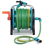 50 Feet Garden Hose Reel Cart 1 Set for Home Garden Car Watering [並行輸入品]