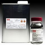 ホイール専用塗料 艶ありイエロー 1000ml　硬化剤200ml付き