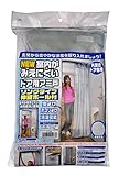 ノムラテック NEW 室内がみえにくいドア用アミ戸 リングタイプ伸縮ポール付 N-1229