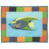 パッチMagic海洋学校Cribトス枕、16インチ× 12インチ