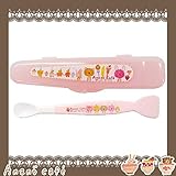 546415/Anano" Cafe'/ベビーマッシャー＆スプーン（ピンク）/モンスイユ/アナノカフェ/キッズ/ベビー/カトラリー/食器/ギフト/プレゼント