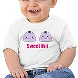 ファッション ボーイとガール かわいい おにぎり イラスト Ｔシャツ カジュアル White Size 18 Months