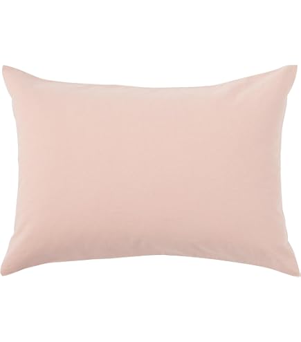Amazon｜無印良品 シルク混まくらカバー ピンク 43×63cm 83412722｜枕