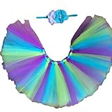 Tonsee ベビー用着ぐるみ 赤ちゃん 可愛い スカート ヘアバンド付 百日記念 写真 撮影用 (マルチカラー)