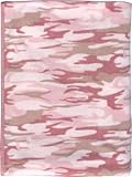 ロスコ フリース ブランケット ピンク&カモ