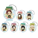 鬼滅の刃 とじコレ Vol.3 クッキー アクリルキーチェーン A BOX商品 1BOX=7個入、全7種類