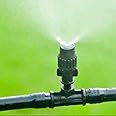 [笑顔一番] 10m DIY ツール ミストシャワー エコ で やさしい 水やり 散水 手軽 に シュワ～ ミスト/花壇 観葉 植物 芝生 ガーデニング 用 霧 ミストスプレー/水道 蛇口 に 簡単取付 アダプター 付き 冬 乾燥 温室 散水道具 [