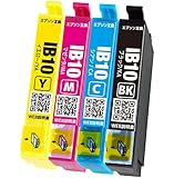 Inc.com IB10 (KA/CA/MA/YA) 互換 インク カートリッジ ４色セット 残量表示対応最新ICチップ ISO14001/ISO9001認証工場生産 国内梱包再検品 エプソン 用 カードケース