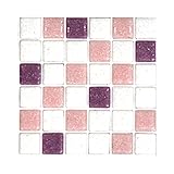 シール式モザイクタイルシート デコレ［ミックス金平糖/1枚販売］/コスモス/1枚サイズ：15cm×15cm/Z3K