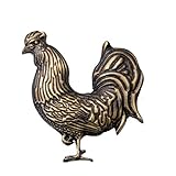 Big Sky Hardware Sierra Lifestyles Rooster Knob, Left Facing, Antique Brass by Big Sky Hardware