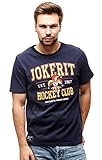 Jokerit Helsinki " Hockey Club " KHL Tシャツ、ネイビー