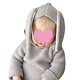 セーター ベビー服 子供服 パーカー ニット フード付き 12ヶ月-5歳 可愛い 暖かい トップス カジュアル Meedot