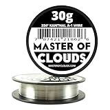 250 ft。Kanthal a1抵抗ワイヤ30 AWGゲージ250 '長さ