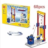 HuntGold 68ピースABSインテリジェンスMechanicalジグソーパズルビルディングブロックレンガパズル少年子供教育玩具ギフト