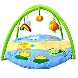 Lovoski 赤ちゃん　ベビージム　おもちゃ　遊びマット　パズルマット　遊び場　綺麗　全17パタン - サイズ1, アヒル柄