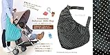 ベビーカー用バッグ ベビーカー バック フック ママバッグ ベビーカー収納バッグ ベビーカー ベビーカーサイドバック 撥水 日本製 ドットブラック