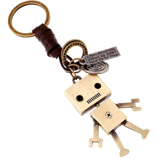 そ*ん様 レザーバッグチャーム　キーホルダー　ロボット そ*ん様 レザーバッグチャーム キーホルダー ロボット そ*ん様