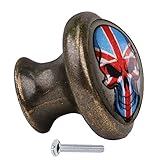 Dovewill 家具用　ハンドルノブ　頭蓋の柄　ワードローブ　キャビネット　ドア　戸棚引き出し　耐久性と実用　９パタン選べ - ＃２, 35mm