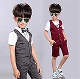 男の子スーツ ベストスーツ 2点セット フォーマル フォーマルにもおでかけにもOK 男児/男の子/子供服/子供スーツ 紳士服 卒園式 入学式 卒業式 発表会 結婚式 七五三 上下セット ベスト 半ズボ