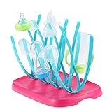 GoolRC ベビー哺乳瓶ラック 哺乳瓶ホルダー 乾燥ラック 乾燥 殺菌 消毒 コンパクト ツリー型 すっきり水切り BPAフリー