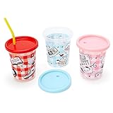 ハローキティ ストロー付きコップ3個セット
