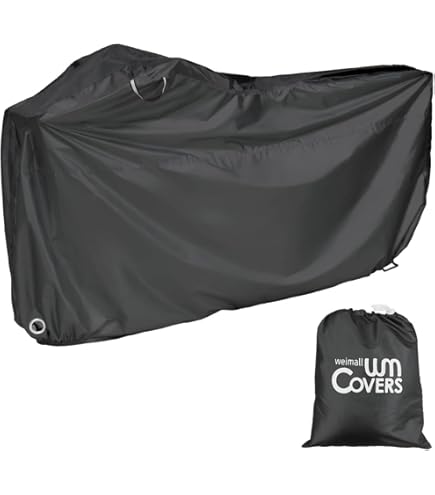 Amazon | HAC 大型自転車カバー 自転車カバー ブラック 約W206