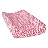 Trend Lab Shell Floral Changing Pad Cover, Coral/White by Trend Lab