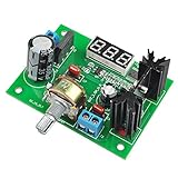 SODIAL(R) LM317可変電圧レギュレータ　ステップダウン電源モジュール　LEDメーター付き