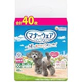 マナーウェア 女の子用 SS 超小型犬・小型犬用 40枚 [犬用おむつ]【Amazon.co.jp限定】