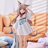 美少女フィギュアうちの猫はかわいい女の子YOIQIきなこちゃんかわいいフィギュアモーニング娘立ち姿勢置物約18 cm