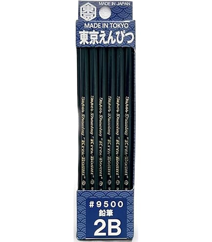 Amazon | 北星鉛筆 鉛筆 東京えんぴつ #9500 B 12本 47005 | 鉛筆