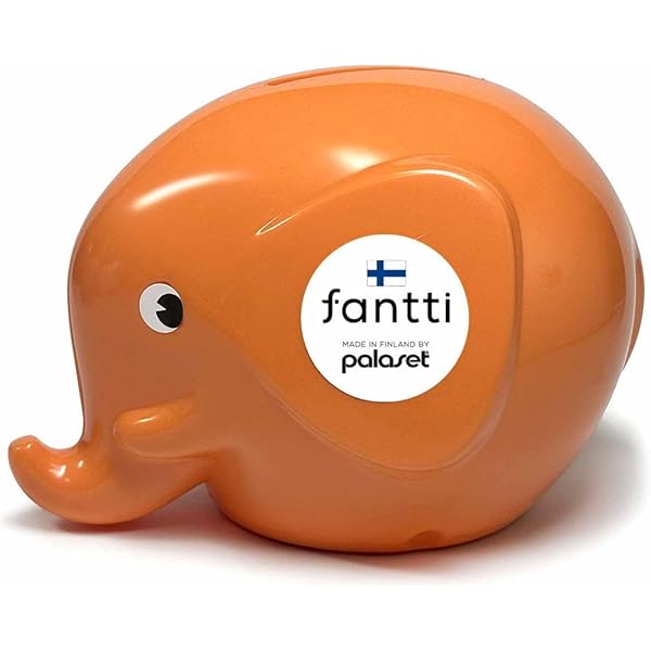 Amazon.co.jp: Fantti ゾウ 貯金箱 鍵付き 北欧 フィンランド おしゃれ