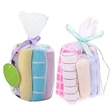 Domybest　ガーゼハンカチ　8枚セット　ベビー　20cm X 20cm　コットンタオル　柔らかい　ベビーハンカチ　赤ちゃん　沐浴 授乳 出産お祝い