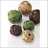 ガーデン雑貨 ボール ハンギング グリーン 緑 インテリア ミラーボール ガーデニング かわいい おしゃれ DECOR BALL 6PCS SET D