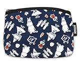 和風ポーチ (ムーミン 紺)