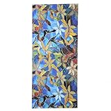 Generic Glass Window Privacy Film Textured Floral Security Static Cling 45X100Cm