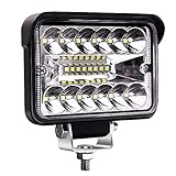 YnGia トラック ヘッドライト スクエア 3 インチ ホワイト ライト