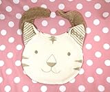 LOVE BABYとらシリーズ☆スタイ（完成品）約20Ｘ20cmオーガニックコットン＆刺繍入【寅年　出産祝】