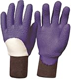 Tierra Garden 17 – 001424y6 Rostaing Rosierラテックスコーティングコットン手袋 Purple
