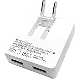 プラタ USB 充電器 コンセント ACアダプター 折りたたみ 2ポート スマホ iPhone usb充電器 海外対応 PSE認証