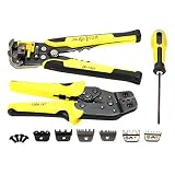 4 - in - 1 multi-toolワイヤ圧着ツールワイヤストリッパーs2 Screwdriver flat-noseペンチ