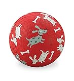 Crocodile Creek Dogs Playground Ball, Red, 7 by Crocodile Creek