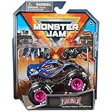 Monster Jam、公式クラーケンモンスタートラック、ダイキャスト車両、1:64スケール、3歳以上の男の子向けキッズおもちゃ