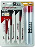 MK Morse RBKITGP01 17-Piece General Purpose Reciprocating Blade Assortment With Storage Case [並行輸入品]