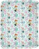 Disney Frozen No Sew 48" x 60" Fleece Throw Anna Olaf [並行輸入品]