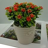 BUOP Potted Tabletop Artificial Flower Plant
