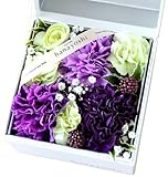 花由 ボックスフラワー hana cube 白箱 生花 ムーンダスト ＜冷蔵便でお届け＞