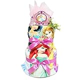 BabyBeans(ベビービーンズ) ディズニー Disney プリンセスおむつケーキ 2段 パンパース Mサイズ
