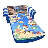 Marshmallow Fun Furniture Jake and The Neverland Pirates Flip Open Sofa [並行輸入品]